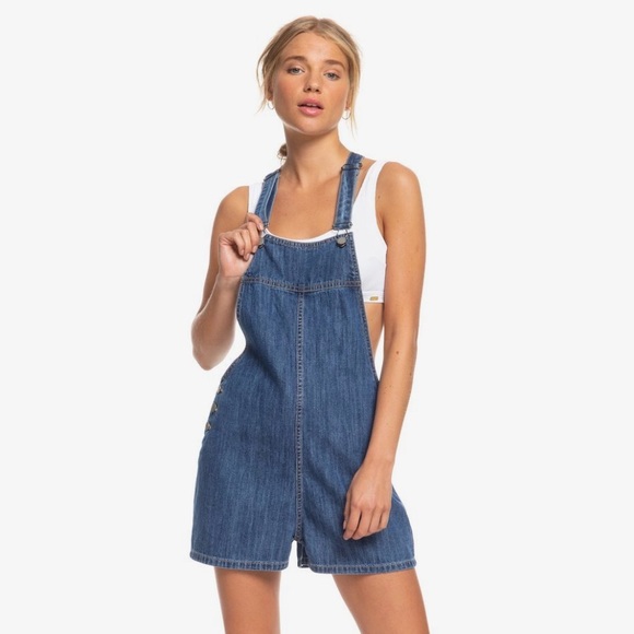 🛒✨NWT Roxy denim romper - Picture 3 of 11